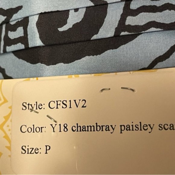 Plenty by Tracy Reece Paisley Silk Top Size Small - Picture 7 of 8